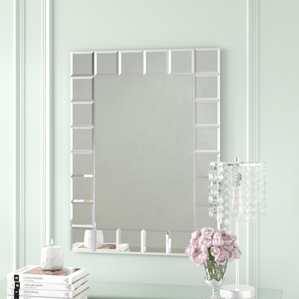 Willa Arlo Interiors Modern Rectangle Wall Mirror & Reviews Wayfair